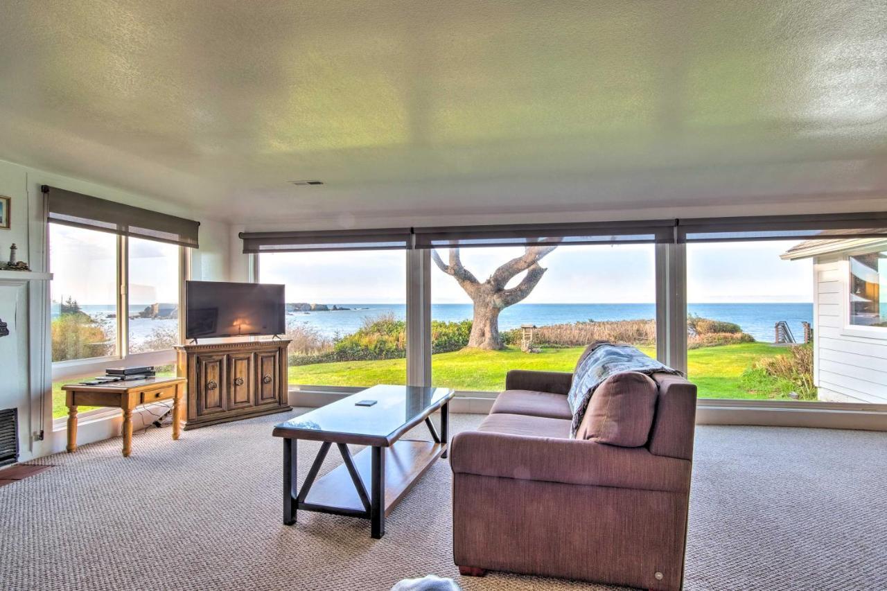 Cliffside Lighthouse Beach Home With Ocean View Coos Bay Zewnętrze zdjęcie