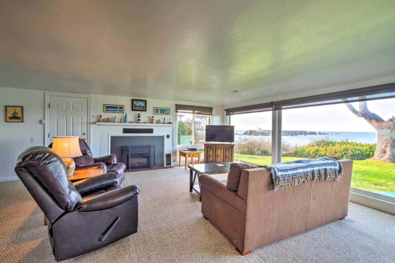 Cliffside Lighthouse Beach Home With Ocean View Coos Bay Zewnętrze zdjęcie